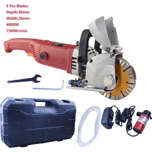 220V Hydropower installation wall Chaser Concrete cutting Grooving machine 30mm