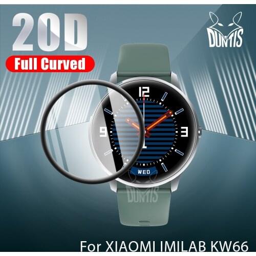 20D Curved Edge Protective film for Xiaomi Xiao Mi IMILAB KW66 Smart Watch soft screen protector accessories (Not Glass