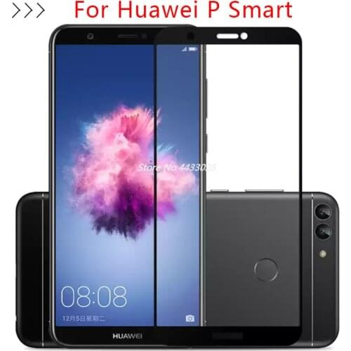 Protective Glass For Huawei P Smart Tempered Glass Screen Protector Case On Huawey Honor Psmart Glas Phone Film Full Cover 5.65