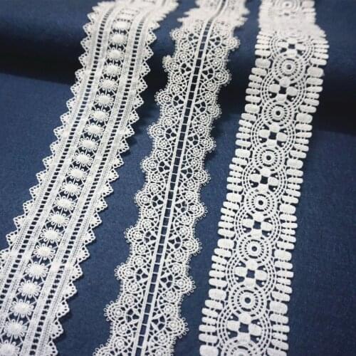 5 CM New embroidered water-soluble lace dress accessories DIY lace dress Trimming Lace Sale For 5 Yard
