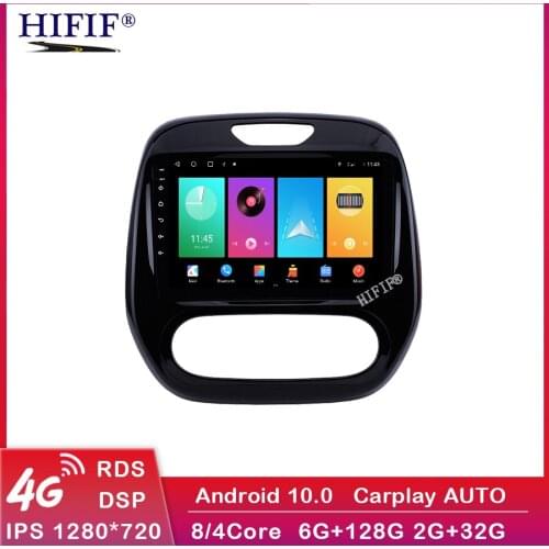128G Car Radio for Renault Captur Kaptur 2016-2019 Android 10 Auto Multimedia Video No DVD CD Player GPS Navigation 2din Carplay