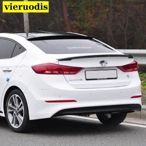 For Hyundai Elantra Spoiler 2016 2017 Car Tail Wing Decoration High Quality ABS Plastic Unpainted Primer Rear Trunk Spoiler