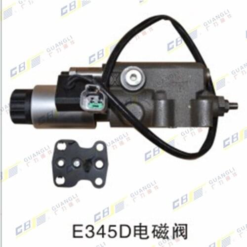 Free shipping for Excavator Carte 336d/E345d/D349d Fan Pump Solenoid Valve Excavator Accessories