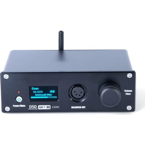HAAFEE Dual ES9038Q2M DAC Audio Decoder Support APTX-HD LDAC, DSD512 DOP XMOS Optical Coaxial I2S