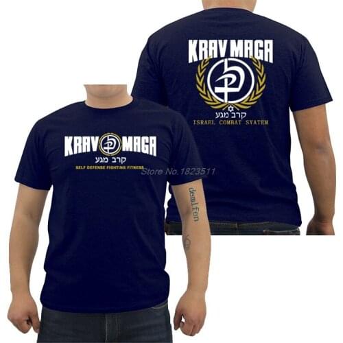 Summer Fashion Hot Sale Men Cotton O-Neck T Shirt New Krav Maga Israel Combat System Self Defense IDF Martials T-shirt Tees Tops