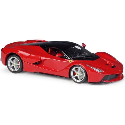 Bburago 1:24 Model Car Simulation Alloy Racing Metal Toy Car Children Toy Gift Collection Ferrari Laferrari