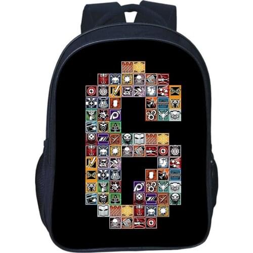 Rainbow Six Siege Backpack Fashion Children Bag Students Bookbag ESports Game Bookbag Boy Girl Bag Mochila Travel Backpack Gift