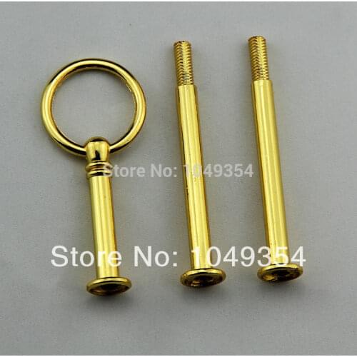 New 2015 free shipping three golden mini ring frame used for wedding, party cake event party supplies (500 sets)