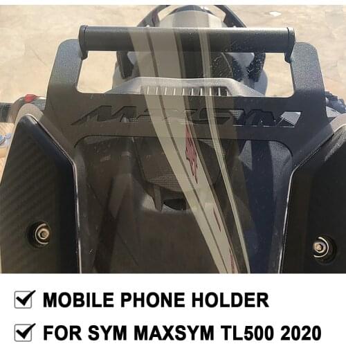 NEW TL500 2020 Front Phone Stand Holder Smartphone Phone GPS Navigaton Plate Bracket For SYM MAXSYM TL 500