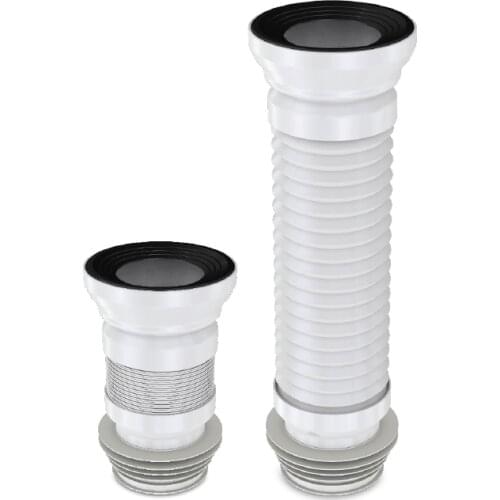 EXTENDABLE WC PAN CONNECTOR - TYPE 1 100/350 MM - 90/100/110