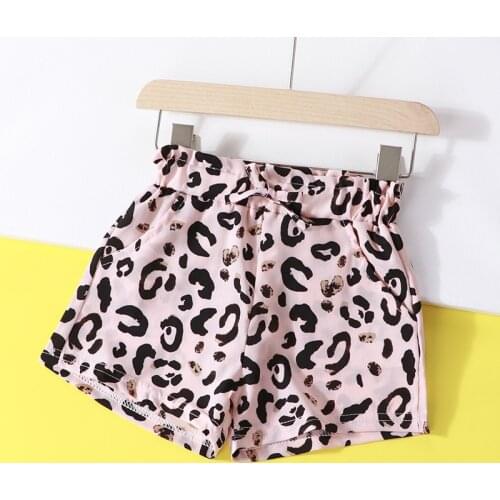 Girls Shorts Kids Shorts Candy Color Girls Children Summer Beach Loose Shorts Casual Pants Cotton & Linen Comfortable 1-8Y