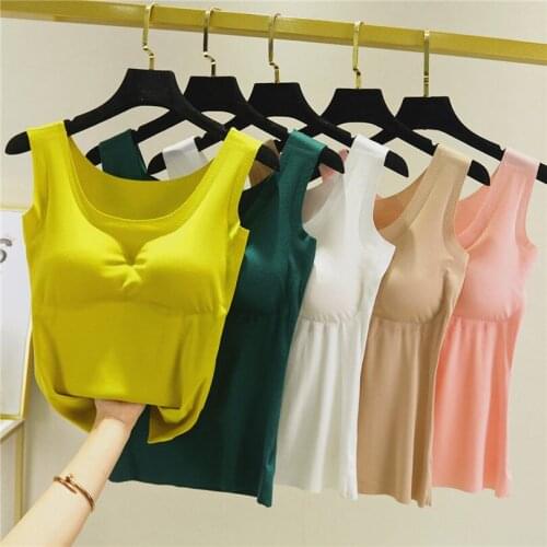 Women 2021 Spring Summer Fashion Solid Color Sleeveless Tops Female O-neck Bottoming Tops Ladies Plus Size Slim Vest Tops D509