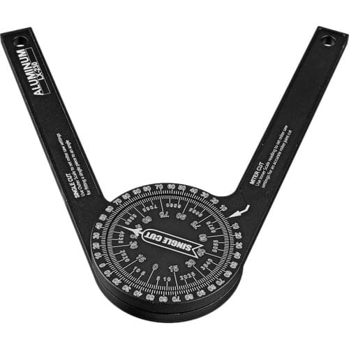 Aluminum Alloy Angle Finder Level Meter Measuring Ruler Miter Saw Protractor High Accuracy Angle Finder Gauge Goniometer