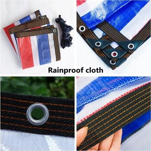 Thickening PE Tarpaulin Rainproof Cloth Outdoor Garden Plant Shed Boat Car Truck Canopys Waterproof Pet Cove Cloth Canvas