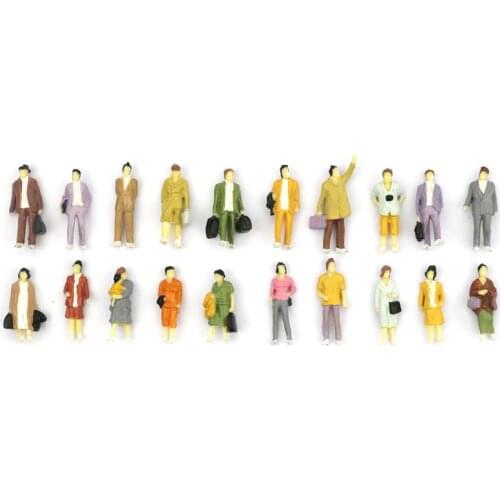 1:87 Standing Model Color Fiugre Good Quality and the total station vibrant colors boutique