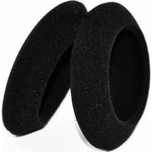 5 Pairs 35mm Black Replacement Foam Earpads Sponge Ear Pads Cushions Cups Cover Repair Parts for Earphone Headset Headphones
