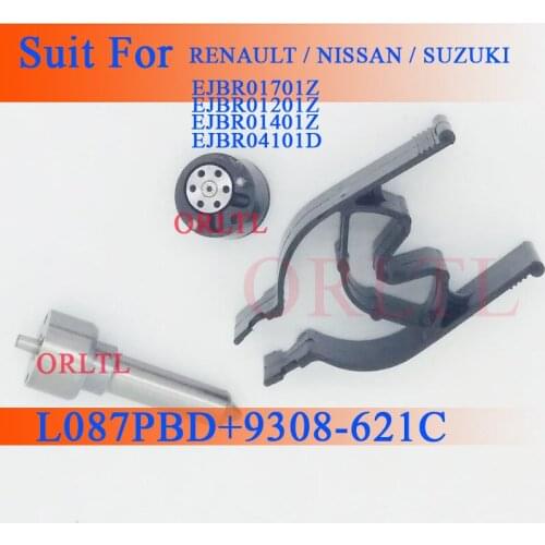 7135-644 Common Rail Injector Adjust Kits L087PRD Repair Kits L087PBC Nozzle Replacement 28239294 For RENAULT EJBR01401Z