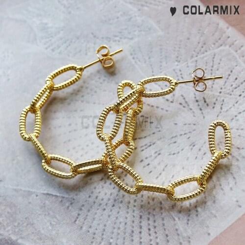 8 pairs Big round Hollow Hoop earrings stud earrings Gold color earrings jewelry fashion jewelry accessories for women 51094