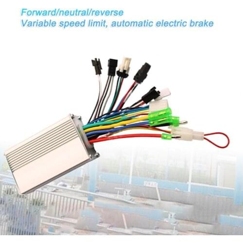Electric Bicycle Controller 24V/ 36V/48V Dual Modes Metal Battery Dedicated Brushless Bike Controller E-bike Scooter Accessories