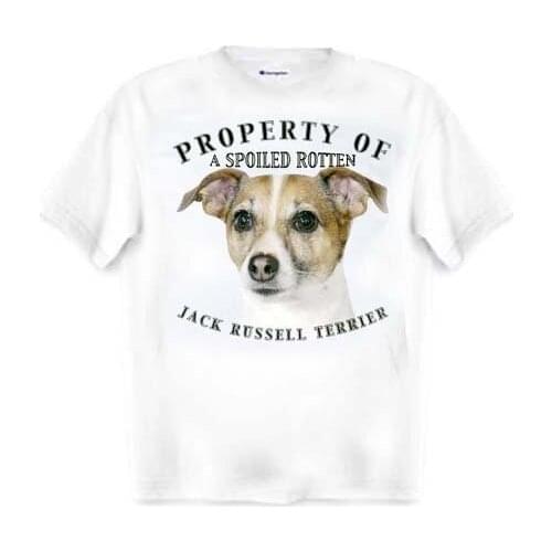 Jack Russell Terrier Property of Adult 2019 Men New Fashion Brand Clothing Male Cross Fit Tops Men T Shirt Clothes