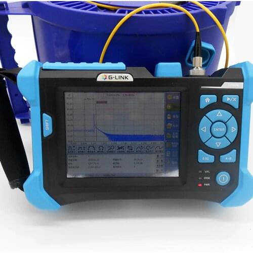G LINK TR600 OTDR Optical Time Domain Reflectometer 1310/1550+1625nm 38/36/34dB Fiber Optical Otdr Testing English menu BY DHL