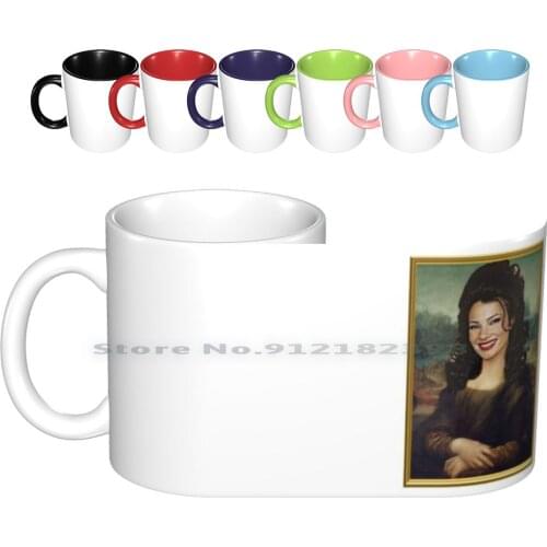 The Nanny-Mona Lisa Ceramic Mugs Coffee Cups Milk Tea Mug The Nanny Mona Lisa Fran Drescher Fran Fine 90s Classic Tv Classic