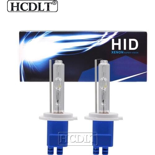 HCDLT 2PCS H1 H3 H7 H8 H11 9005 9006 12V 200W 300W HID Xenon Bulb Auto Car Headlight Replacement Lamp 4300K 5000K 6000K 8000K