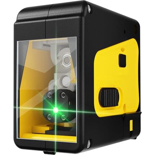 Green Red Light 2 Line Laser Level Vertical Horizontal Line High-precision 3° Self-leveling Function Laser Level for Door Window