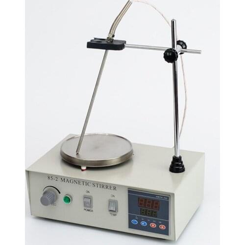 85-2 Magnetic Stirrer, Temperature Control, Speed Range 0-2400rpm, Rotary Speed 0~2000r/min Infinite Speed Variation