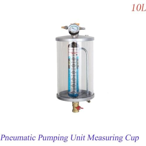 Automobile Waste Oil Replace Machine Pneumatic Pumping Unit Measuring Cup Oil Sucker Cup Air Quick Replace Tool For Cars Trucks