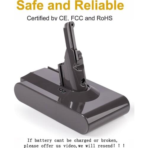 NEW 12800mAh 21.6V Battery For Dyson V8 Battery for Dyson V8 Absolute /Fluffy/Animal/ Li-ion Vacuum Cleaner rechargeable Battery