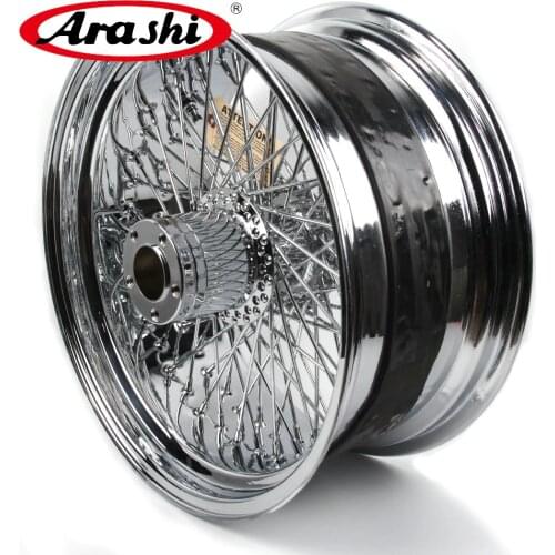 Arashi Newest 18"x8.5"Rear Wheel Rim For Harley XL 1200 R SPORTSTER ROADSTAR XR 1200 X Chrome Modification Motorcycle Wheel Rims