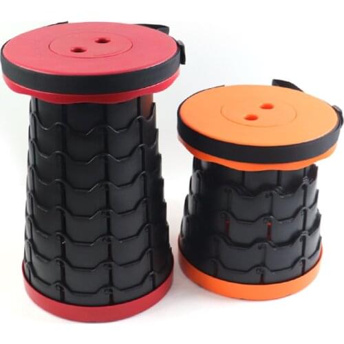 Portable Telescopic Stool Folding Stool Camping Stools Sturdy Seat with Load Capacity 400lbs,Collapsible Stool Retractable Stool