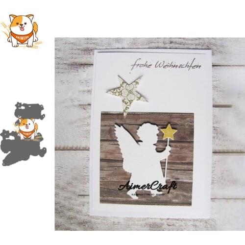 Lovely Angel Baby Metal Cutting Dies Stencils For DIY Scrapbooking Album Paper Card Decorative Craft Embossing Die Cuts New 2019