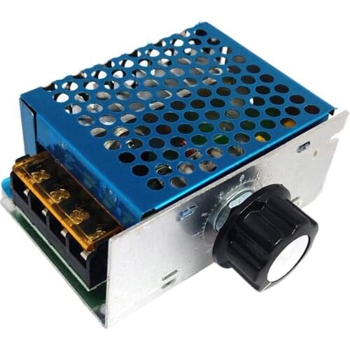 Motor Speed Controller 4000W Adjustable Voltage Regulator SCR High Power Temperature Governor Dimmer Controller