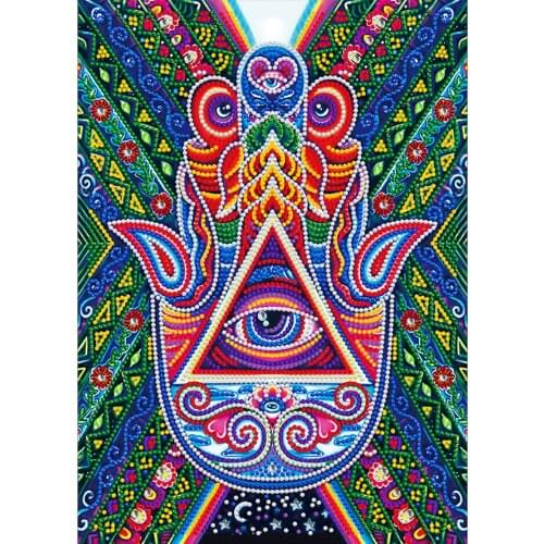 Cartoon Eye diamond painting kit luminous diamond embroidery cross stitch night light 5d DIY craft home decoration