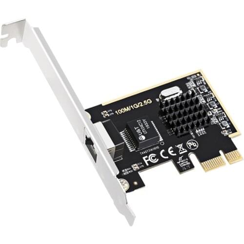 2.5G Network Adapter Game PCIE Card Gigabit Network Card 2500M Network Adapter RTL8125 RJ45 Wired Network Card