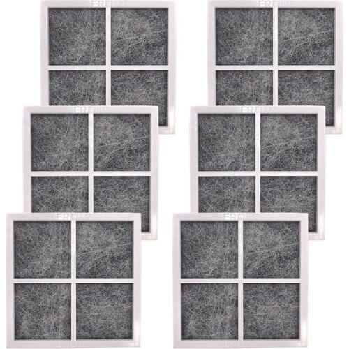 AD-6 Pcs Replacement Air Filter for LG LT120F Kenmore Elite 469918 Refrigerator Adq73214402, Adq73214404