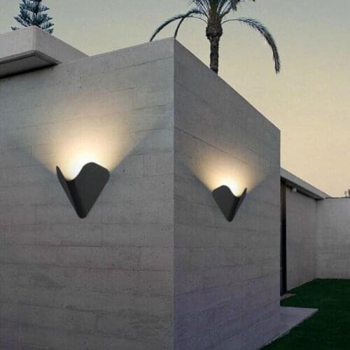 Waterproof IP65 Outdoor Wall light 5W LED Wall Light Home Villa Hotel Corridor lamp Outdoor Porch Lighting Wall Lamps AC85-265V