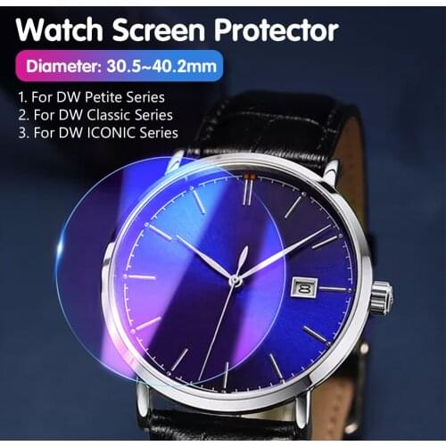 1/2/3pcs Smart Watch Glass Screen Protector Film 30.5 31 31.5 32 32.5 33 33.7 34 34.5 35 35.5 36 36.5 37 37.5 38 38.5 41 42mm