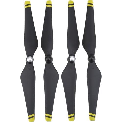 2 Pairs Self-Tightening Propellers For DJI Phantom 3 Drone Quadcopter Accessory(Yellow Edge)