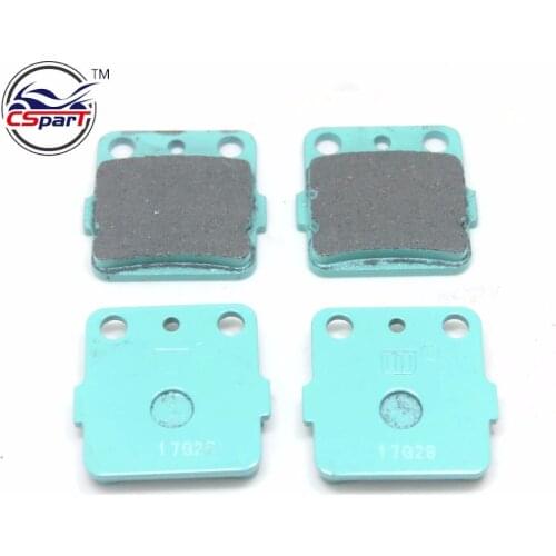 2 Pair Brake Pads Front for SUZUKI ATV LTZ 400 QuadSport (2003-2011) LTZ400 LT-Z LT-Z400
