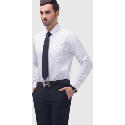 2020 Hot Sale White Black Blue Men Groom Tuxedos Shirts Best Man Groomsmen Men Wedding Shirts Formal Occasion Men Shirts