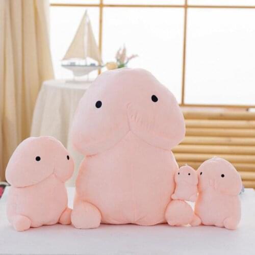 8/10/20 cm Plush Penis Toy Doll Soft Stuffed Creative Simulation Penis Pillow Cute Sexy Kawaii Toy