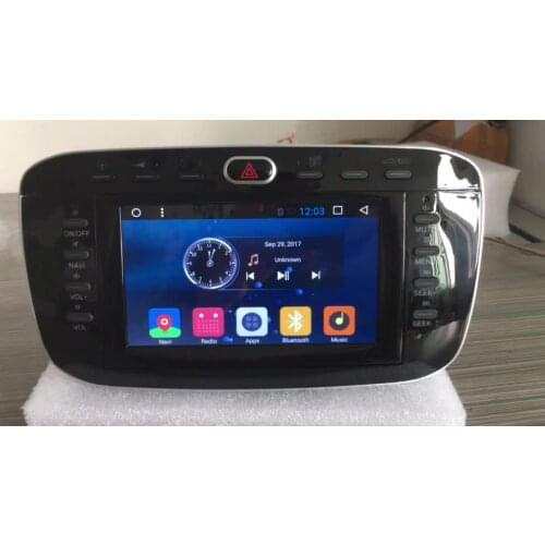 Touch screen double din gps navigation system car dvd player fiat linea android system car radio for bravo punto Linea