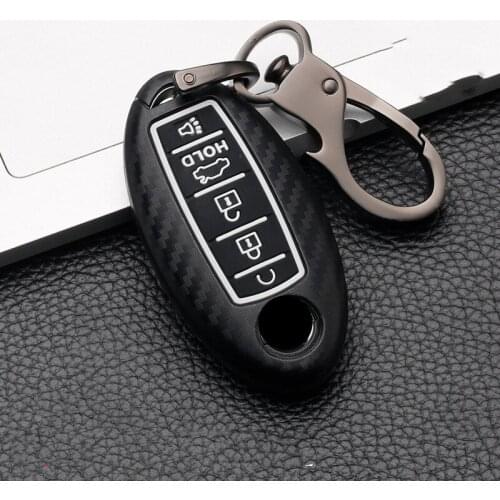 Carbon Fiber Shell Car Remote Key Cover Case For Nissan Qashqai J10 J11 X-Trail t31 t32 kicks Tiida Pathfinder Murano Note Juke