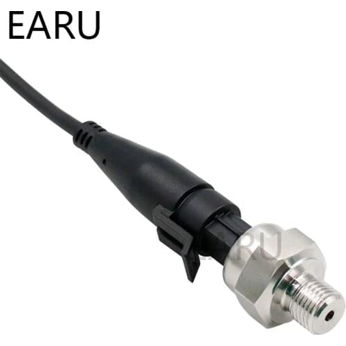 DC 5V G1/4 Pressure Sensor Transmitter Pressure Transducer 1.2 MPa 174 PSI For Water Gas Air Oil Fuel Stainless Steel Switch