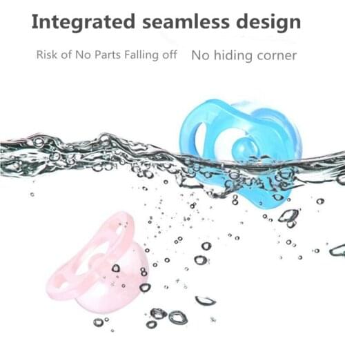 Baby Pacifier Whole Silicone Newborn Baby Orthodontic Dummy Pacifier Nipple Infant Kids Silicone Teat Nipple Soother Pacifier