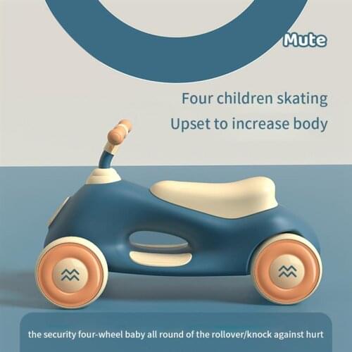 ChildrenS Scooter 1-3 Years Old Baby Without Foot Pedal Anti-Rollover Can Sit Toys Boys And Girls Riding Toys Children Tricycle