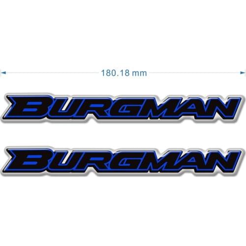 For Suzuki Burgman 125 200 400 650 Emblem Badge Logo Decal Kit Scooter Stickers Motorcycle 2015 2016 2017 2018 2019 2020